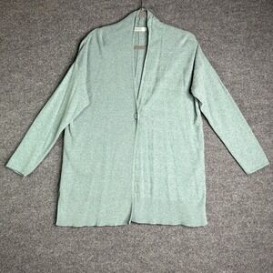 Masai Ribbed Knit Cardigan Single Button Size Medium Viscose